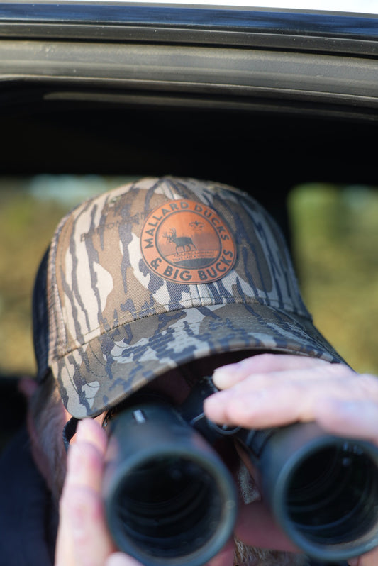 Mossy Oak Leather Patch Hat